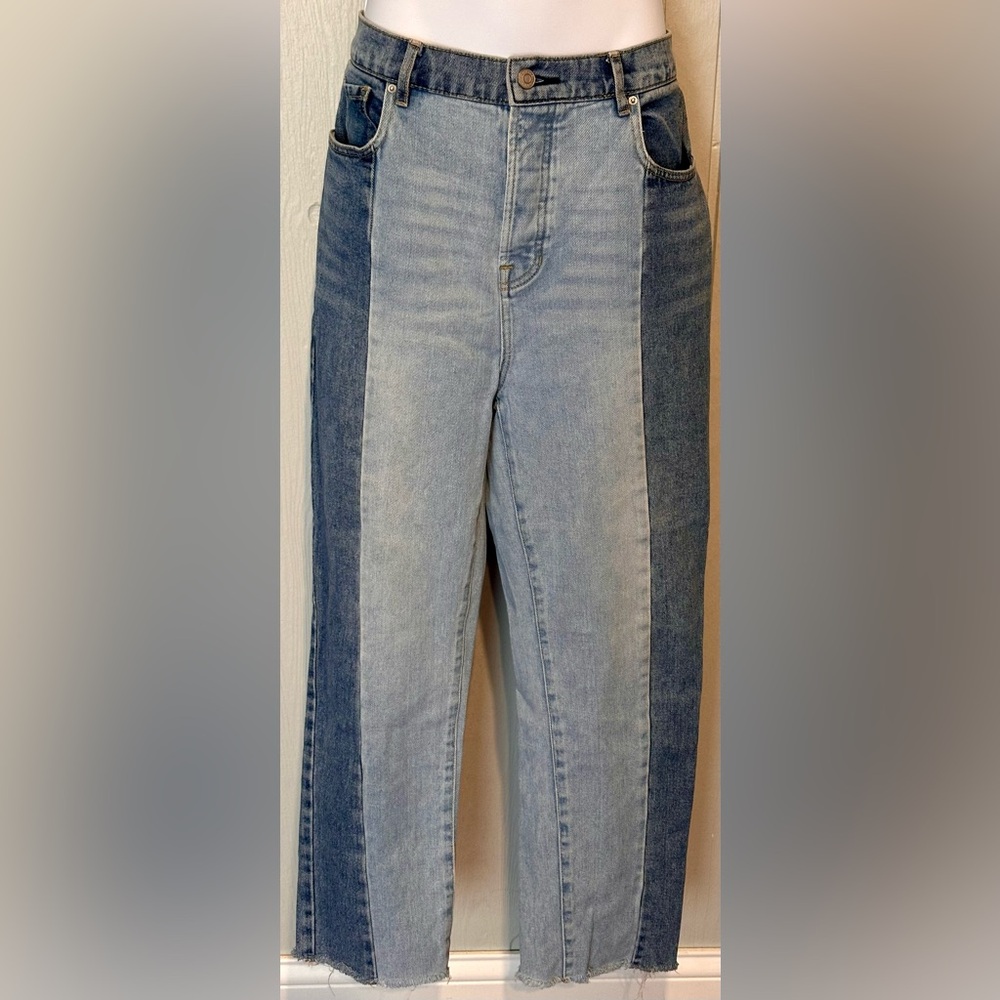 PacSun Two-Tone 90s Boyfriend 100% Cotton Jeans